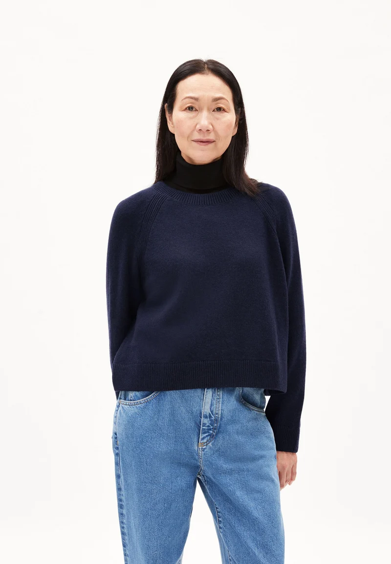 DILIRIAA REGLANA STRICKPULLOVER | night sky