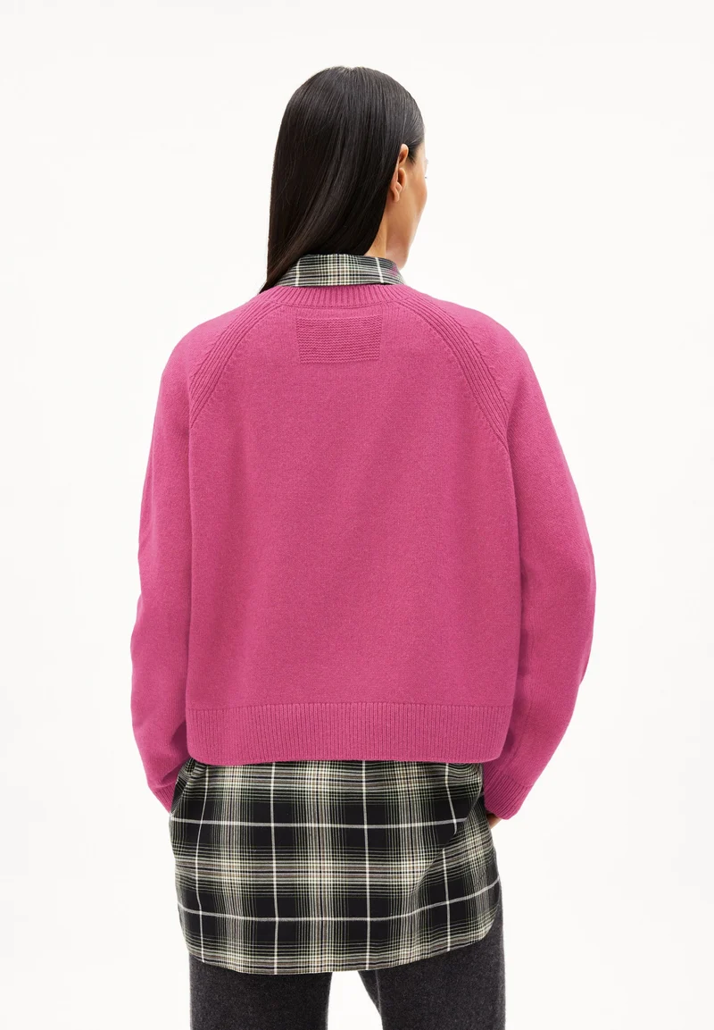 DILIRIAA REGLANA STRICKPULLOVER | crushed berry
