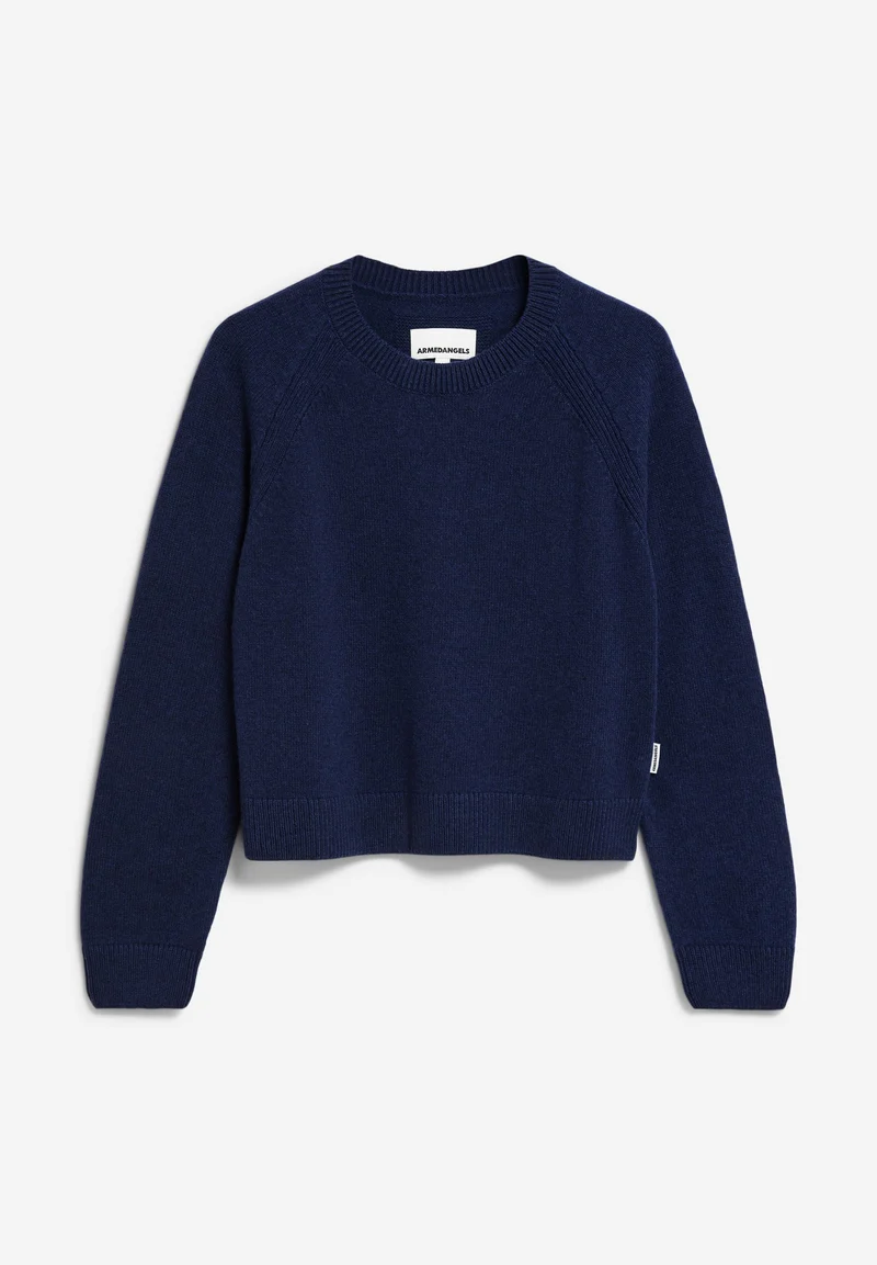 DILIRIAA REGLANA STRICKPULLOVER | deep sea blue