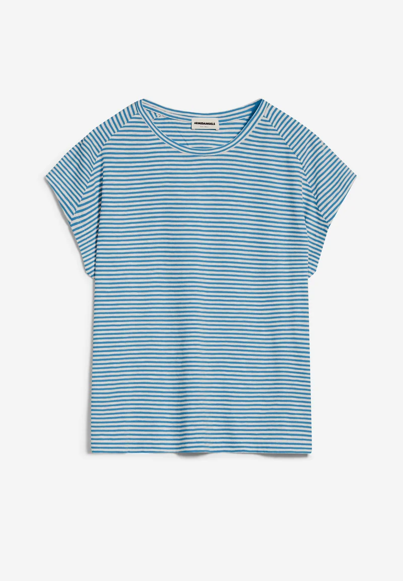 ONELIAA LOVELY STRIPES T-SHIRT | blueniverse-light desert