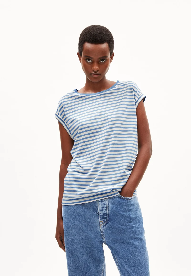 JILAANA STRIPES | iceberg blue-oatmilk