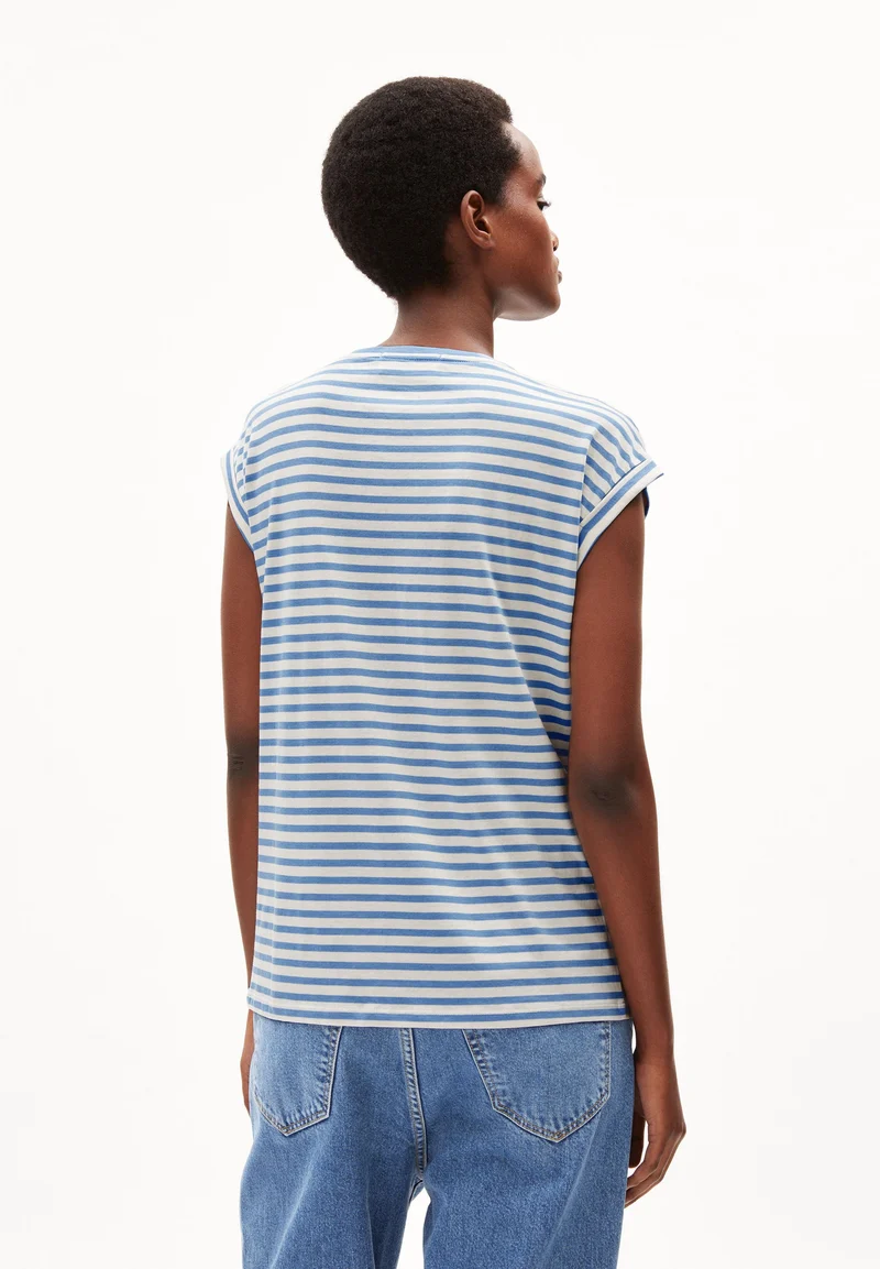 JILAANA STRIPES | iceberg blue-oatmilk