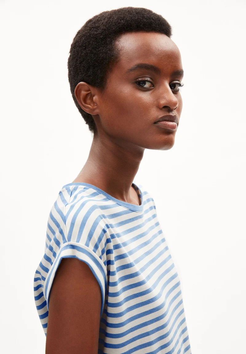 JILAANA STRIPES | iceberg blue-oatmilk