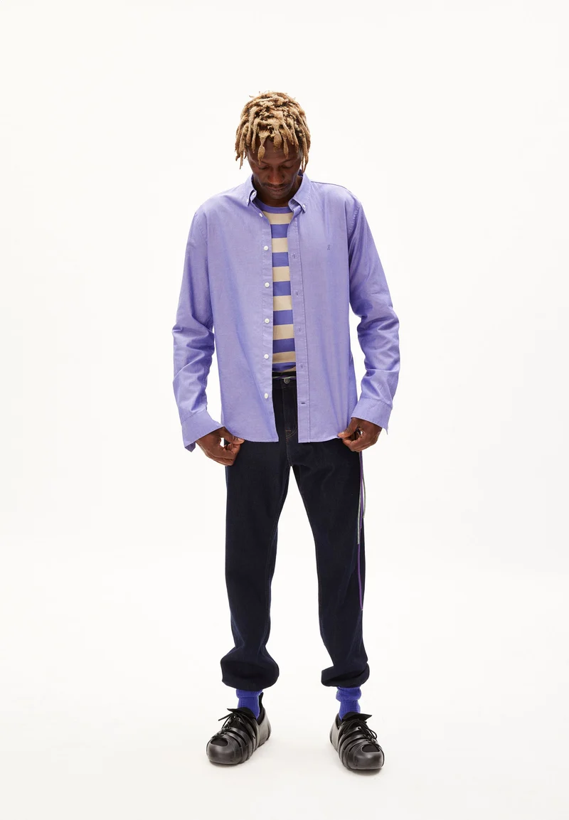 QUAASA LANGARMHEMD | vibrant violet
