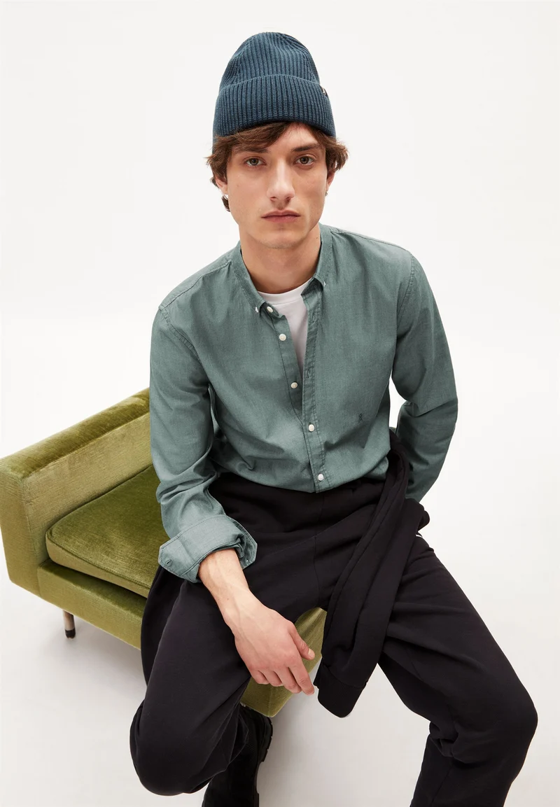 QUAASA LANGARMHEMD | boreal green