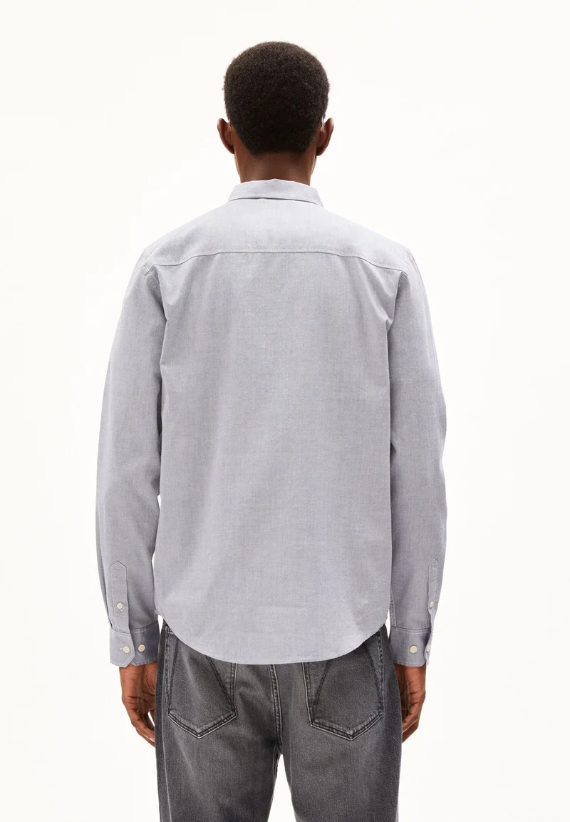 QUAASA LANGARMHEMD | faded indigo