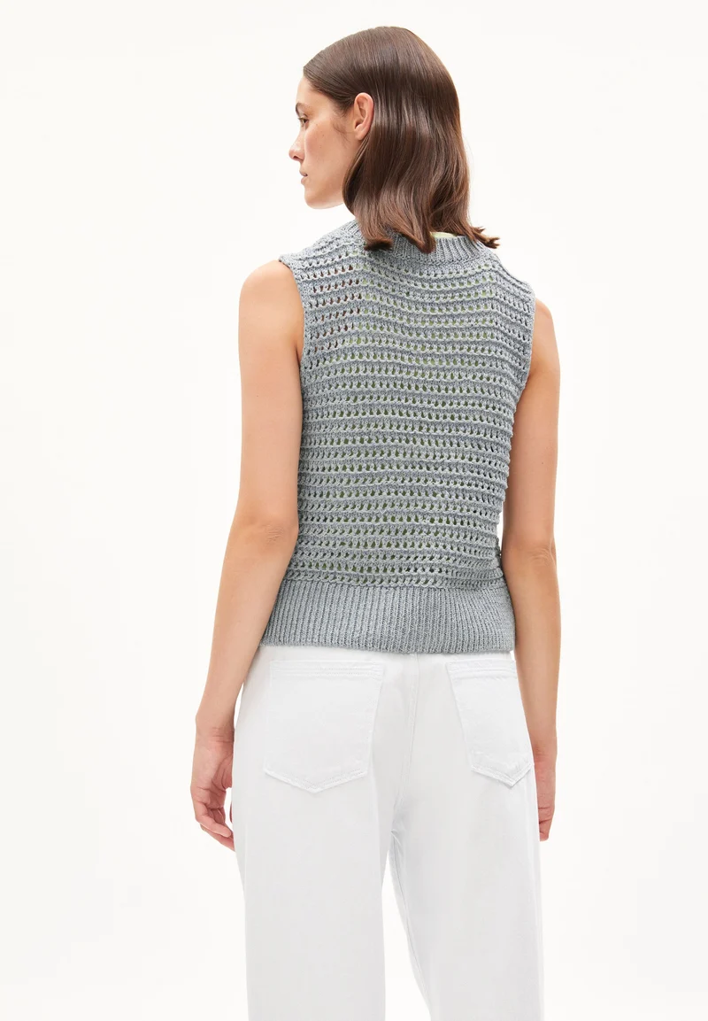 KAADLIN DENIM TAPE | faded blue-light lime