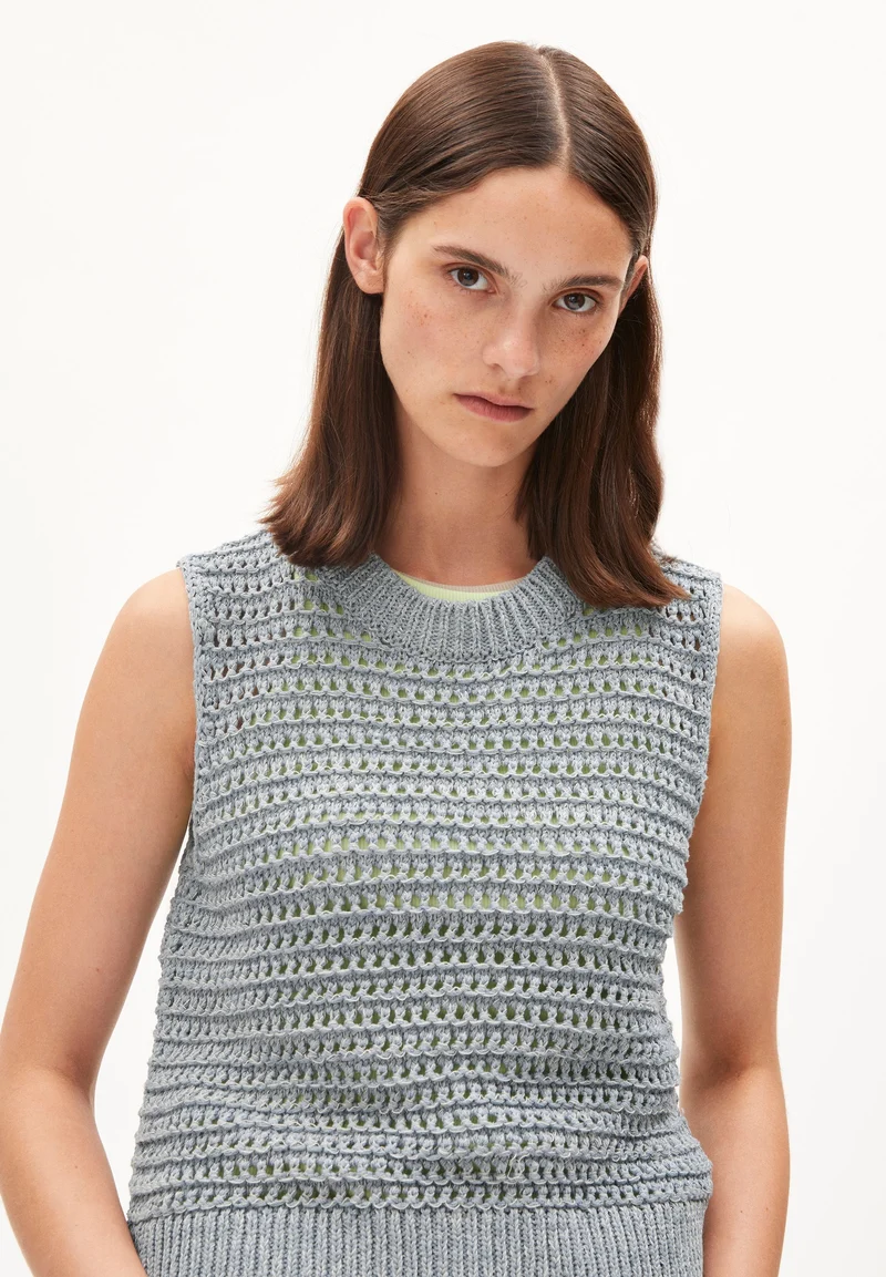 KAADLIN DENIM TAPE | faded blue-light lime