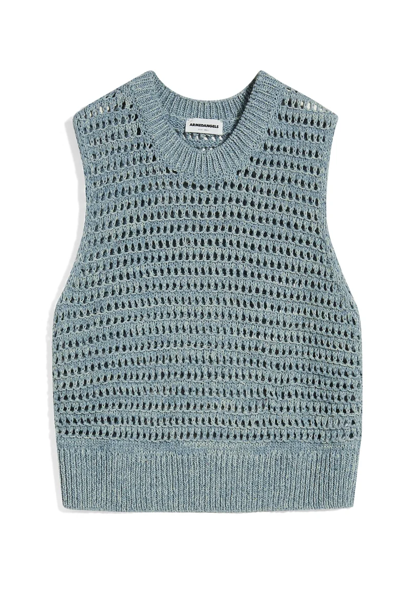 KAADLIN DENIM TAPE | faded blue-light lime
