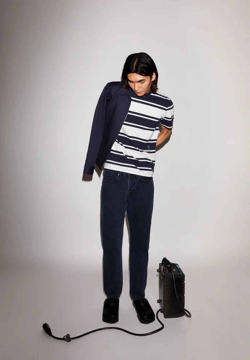 JOSCHAA STRIPES | night sky-off white