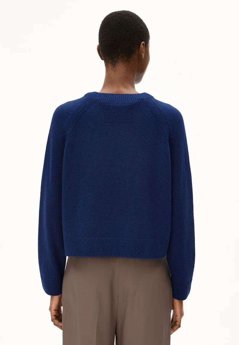 DILIRIAA REGLANA STRICKPULLOVER | blue noon