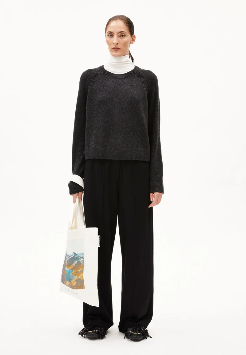 DILIRIAA REGLANA STRICKPULLOVER | steel melange