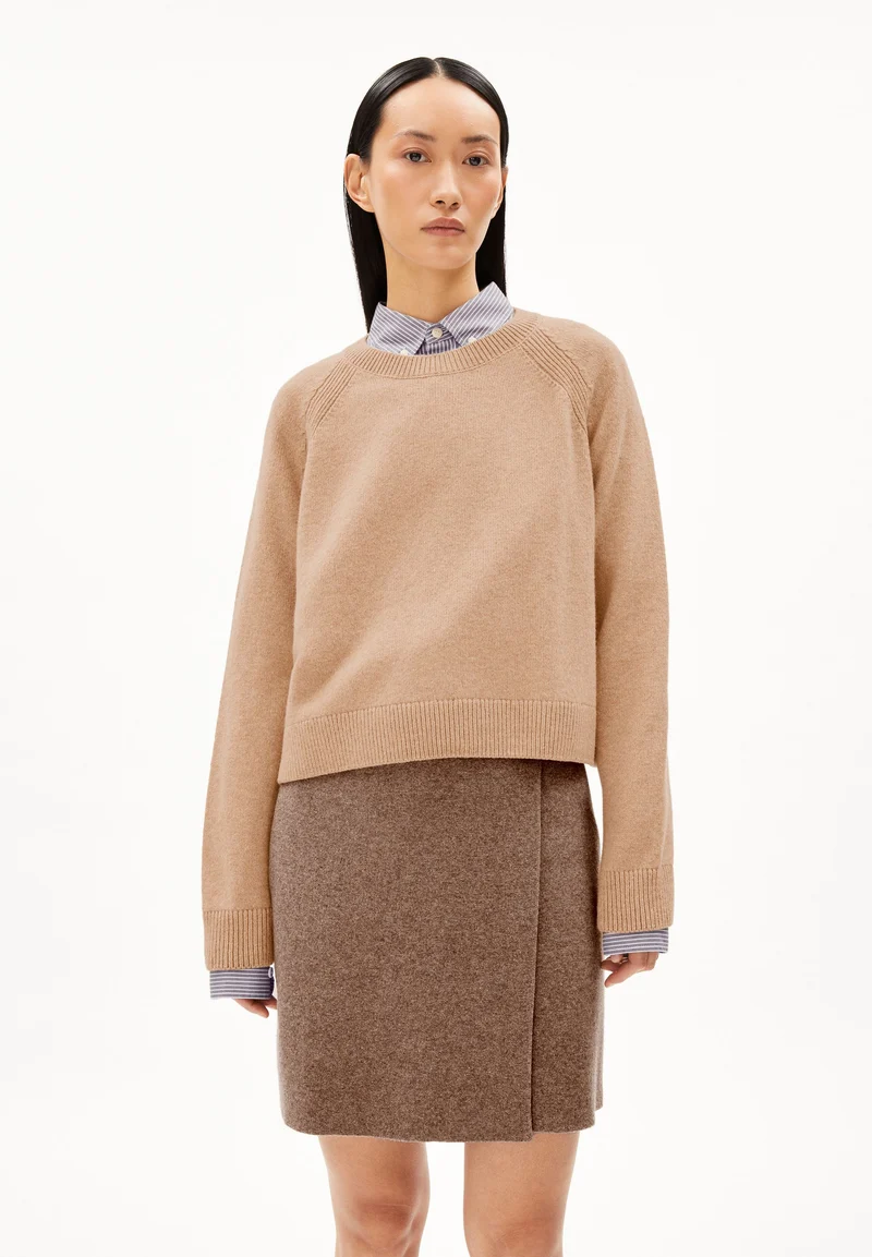 DILIRIAA REGLANA STRICKPULLOVER | cinnamon dust melange