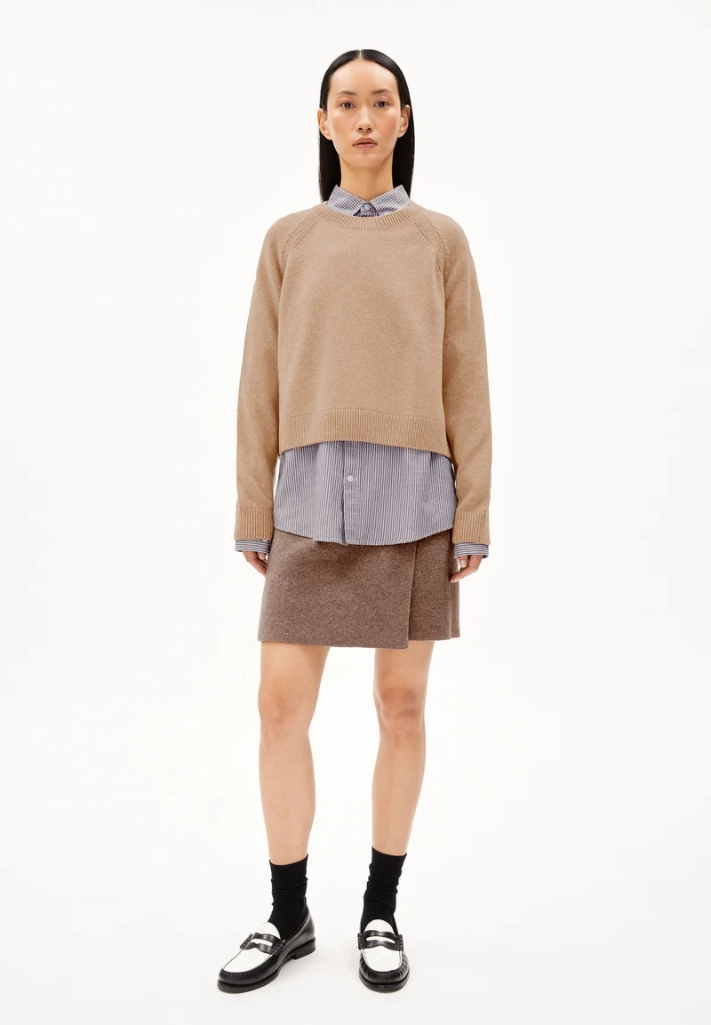 DILIRIAA REGLANA STRICKPULLOVER | cinnamon dust melange