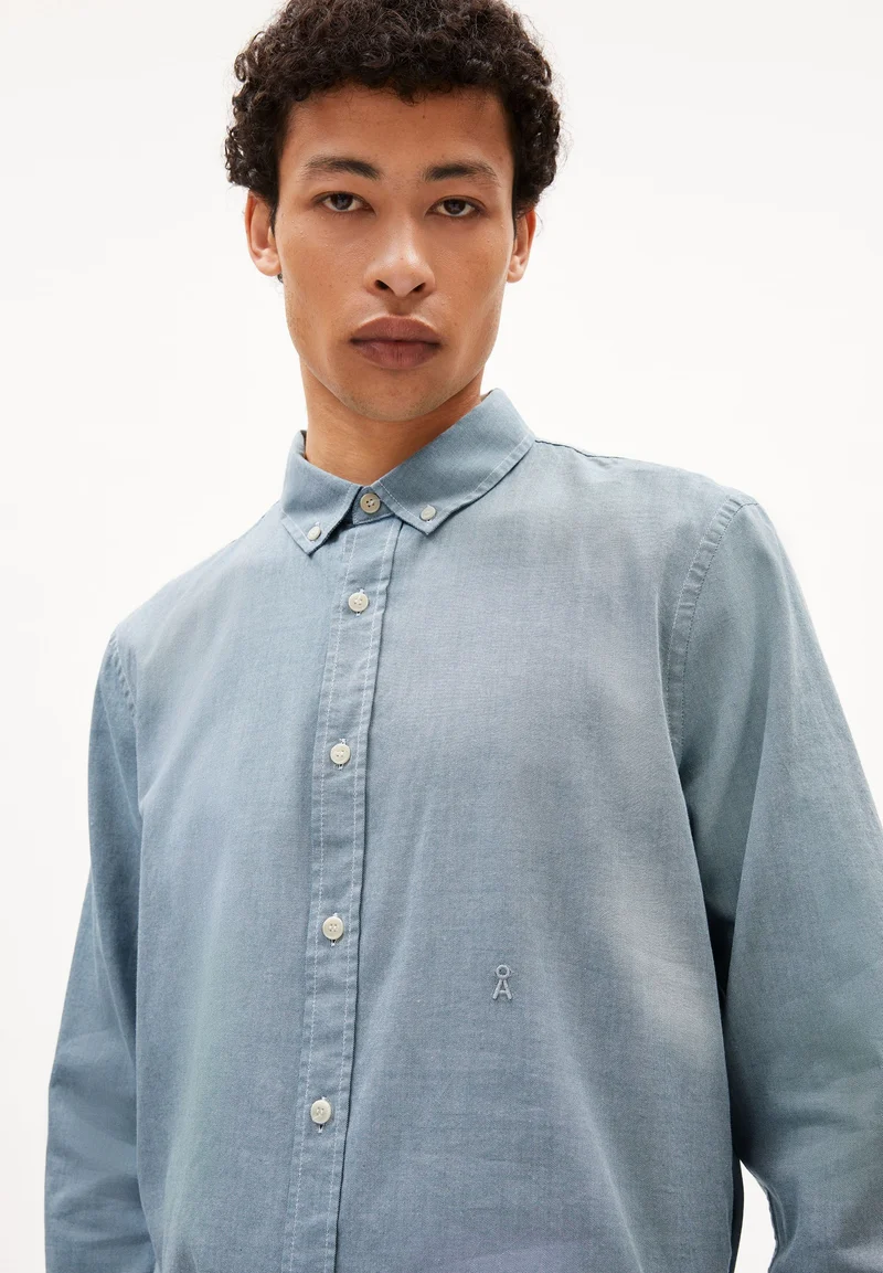 QUAASA LANGARMHEMD | deep teal