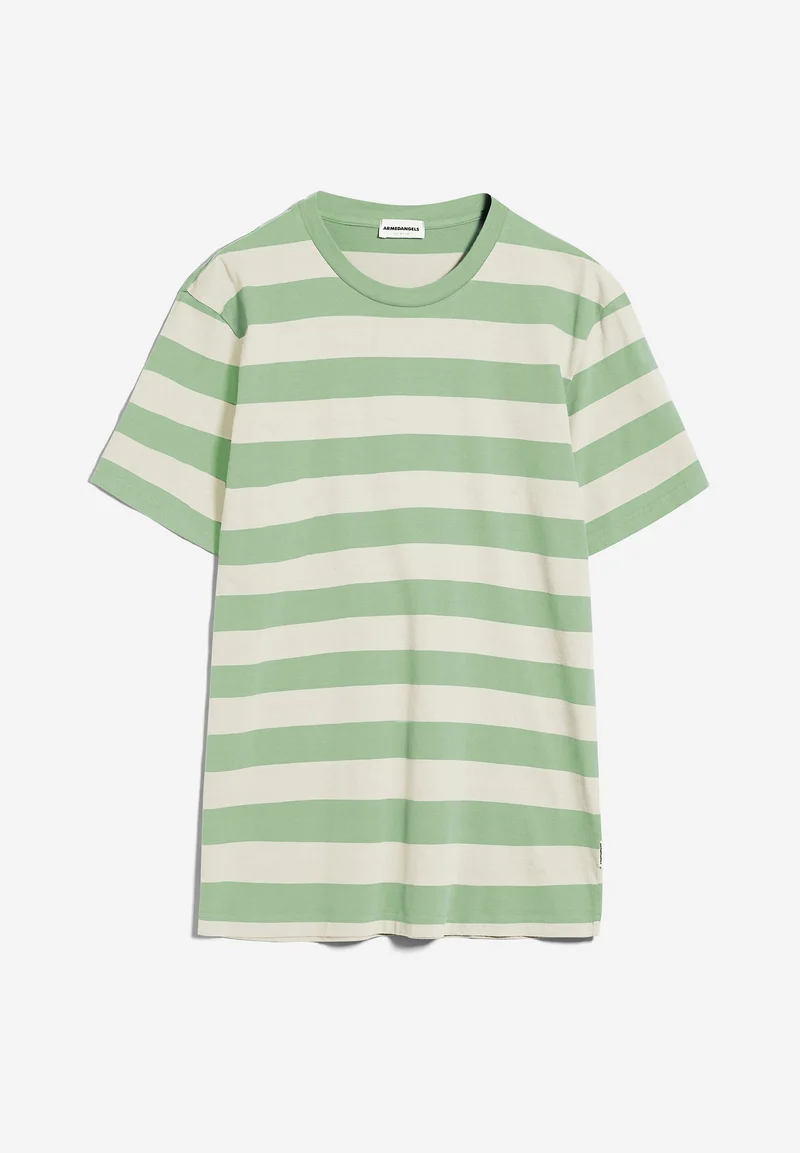 AADONI BOLD STRIPES | smith green-oatmilk