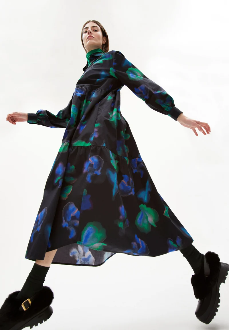 SAAFIR GLITCH FLORAL | black
