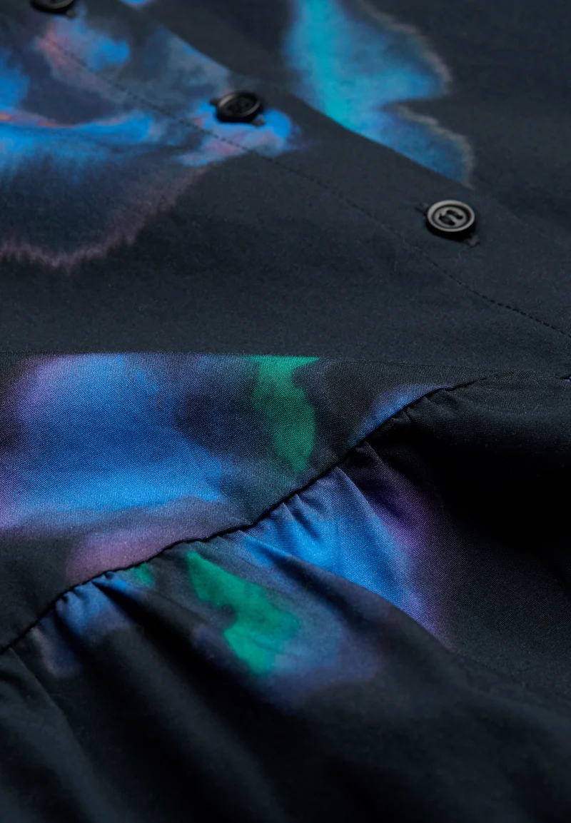 SAAFIR GLITCH FLORAL | black