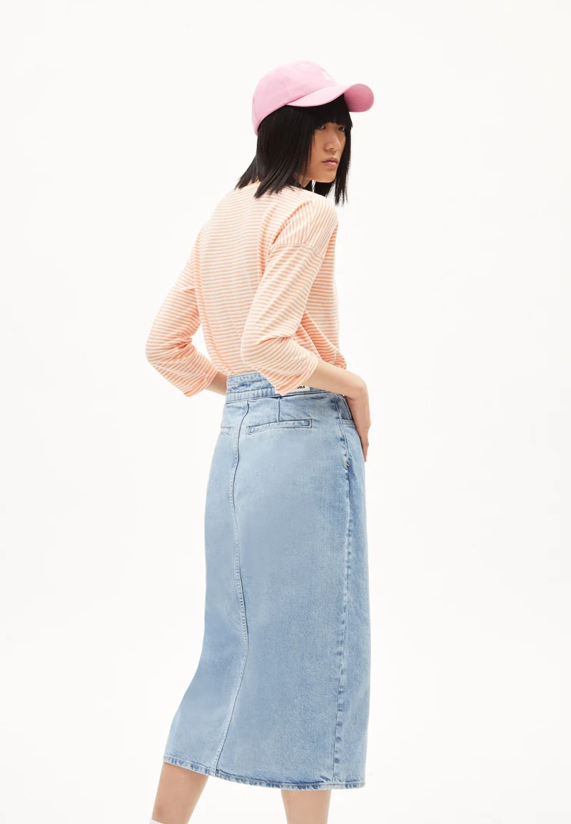 SIANAA LOVELY STRIPES | warm peach-oatmilk