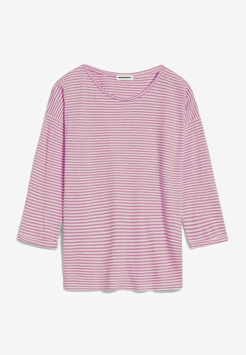 SIANAA LOVELY STRIPES | raspberry pink-oatmilk