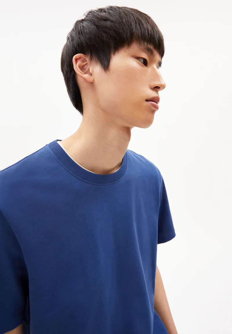 MAARKOS T-SHIRT | indigo blue