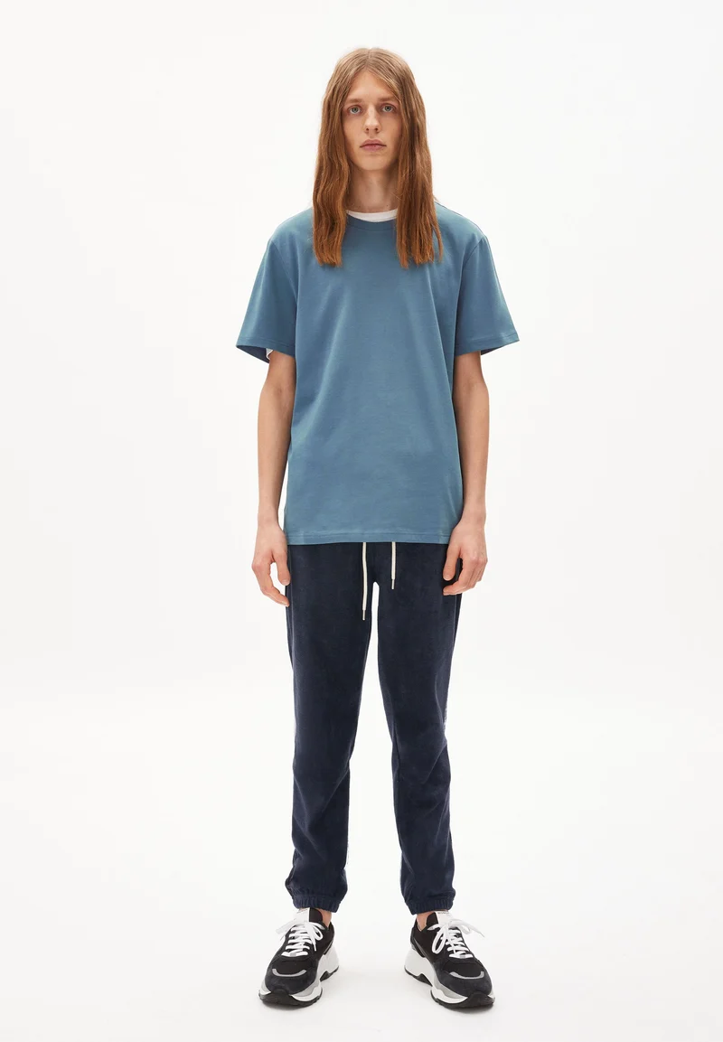 MAARKOS T-SHIRT | blue steel