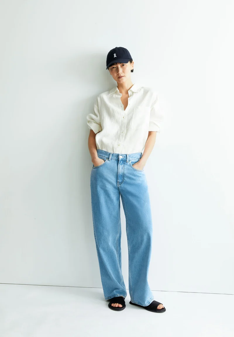 HAAYI LOW WAIST BAGGY JEANS | horizon