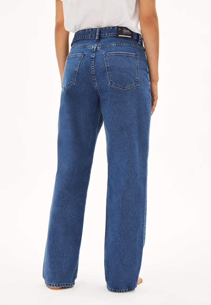 HAAYI LOW WAIST BAGGY JEANS | hyper blue