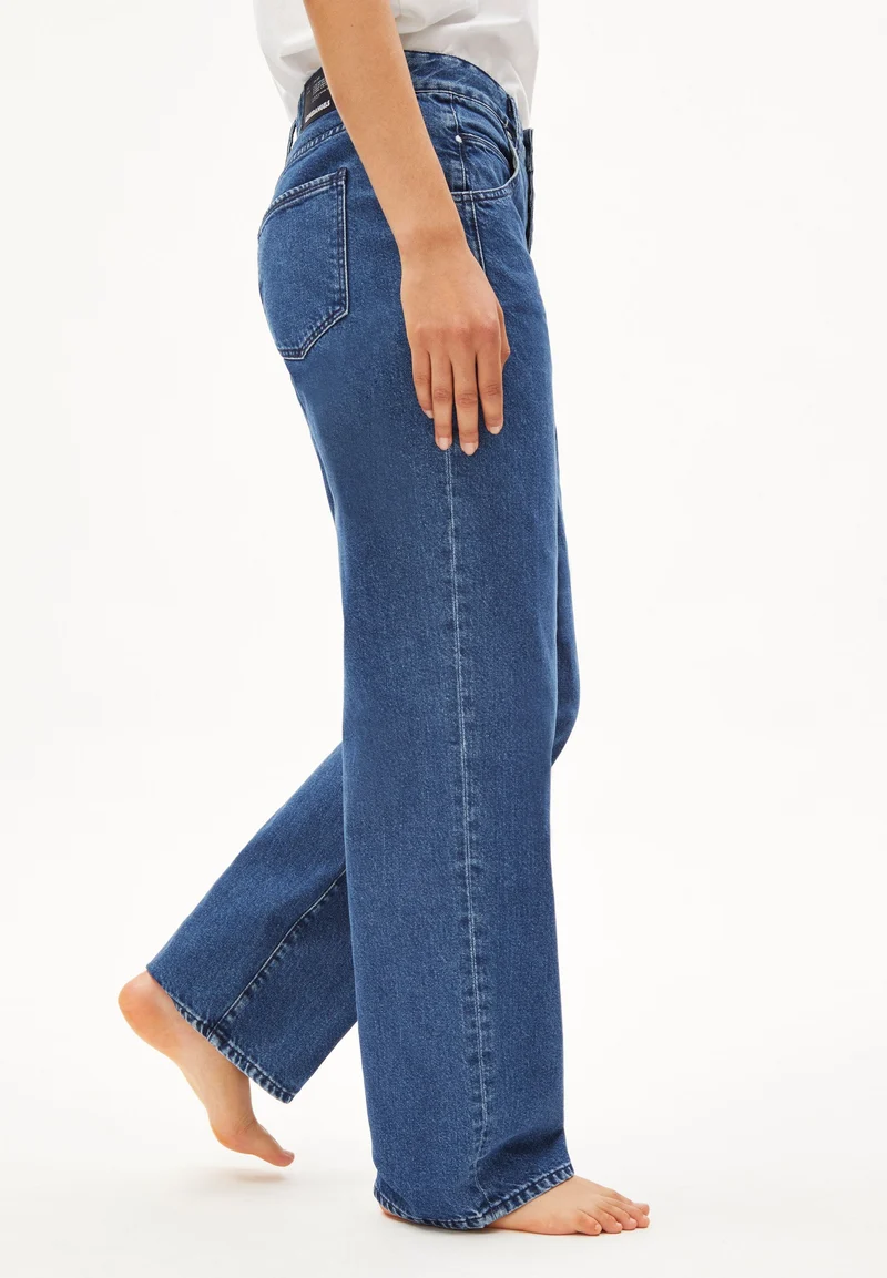 HAAYI LOW WAIST BAGGY JEANS | hyper blue