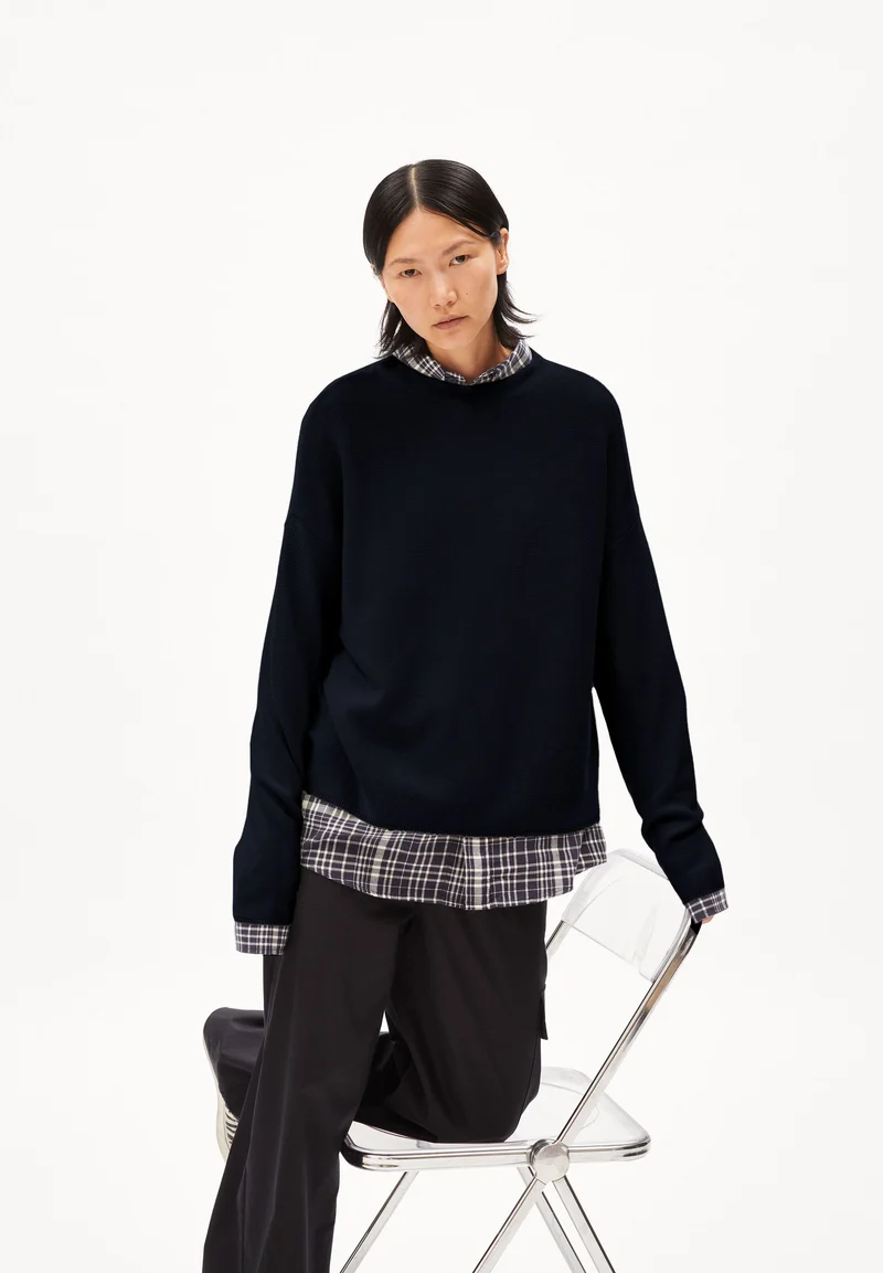 MERINAA STRICKPULLOVER | night sky