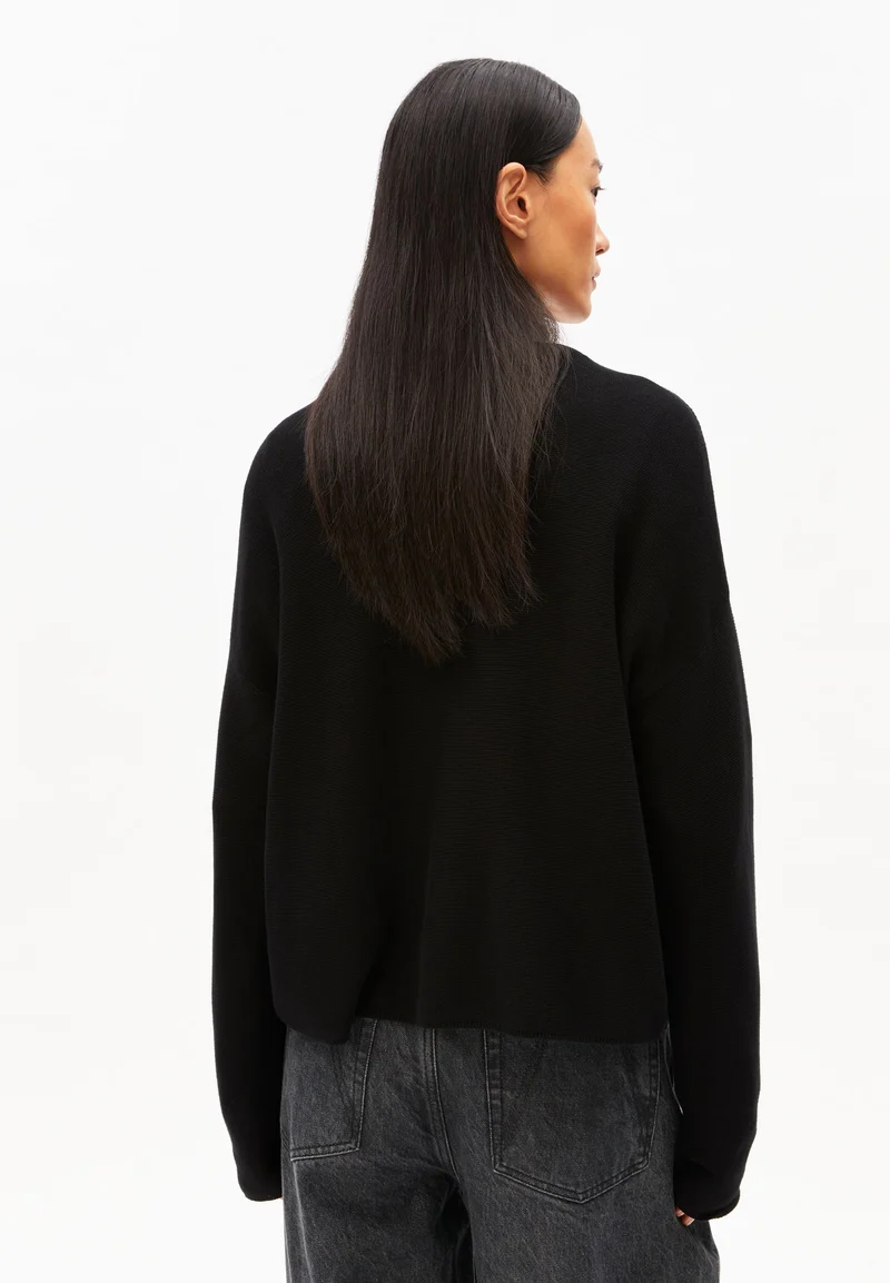 MERINAA STRICKPULLOVER | black