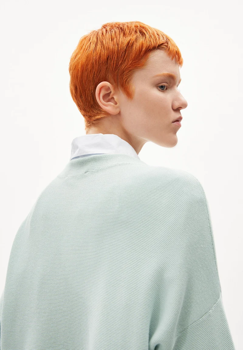 MERINAA STRICKPULLOVER | polar green