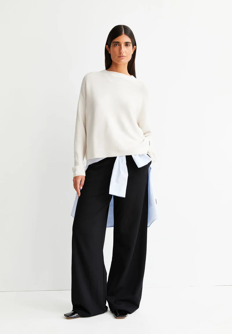 MERINAA STRICKPULLOVER | oatmilk