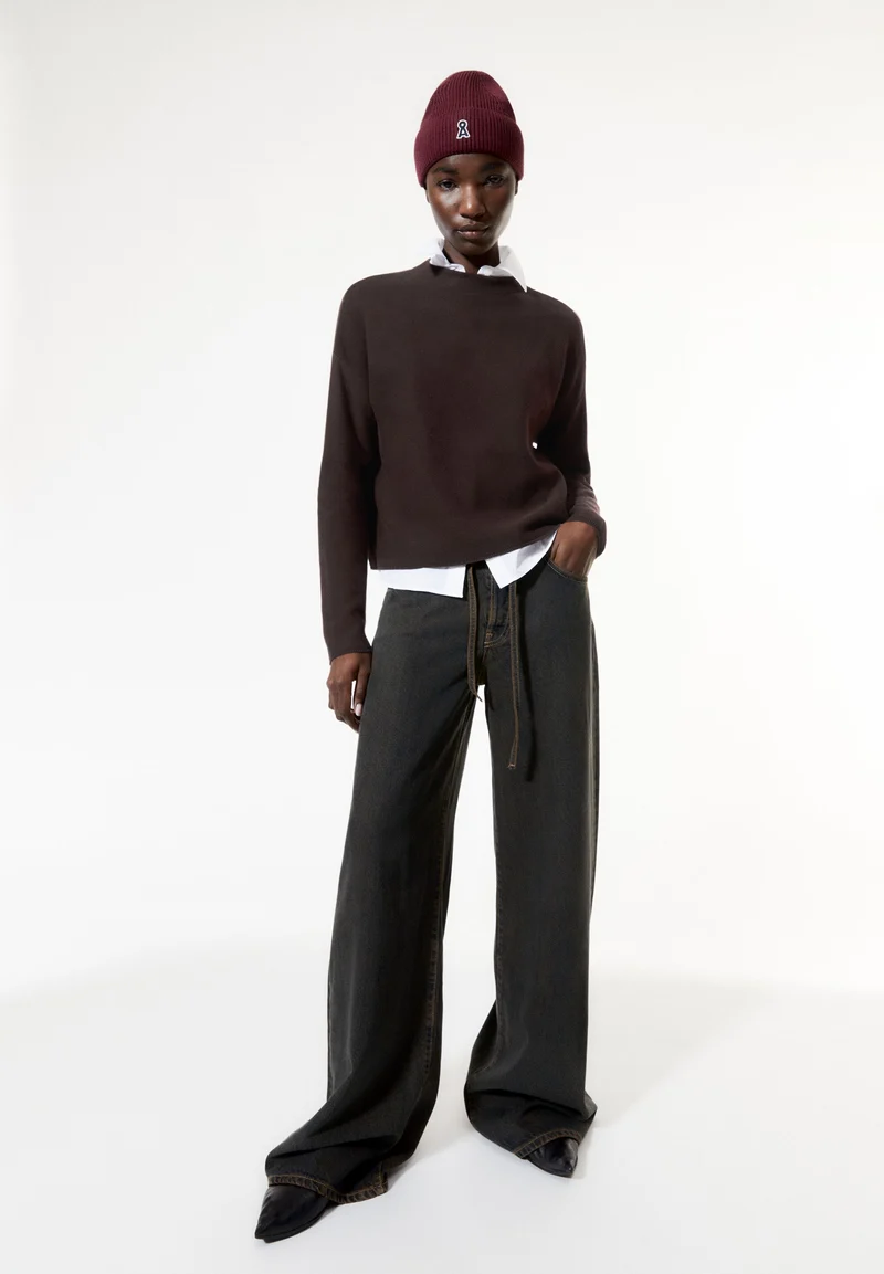 MERINAA STRICKPULLOVER | coffee