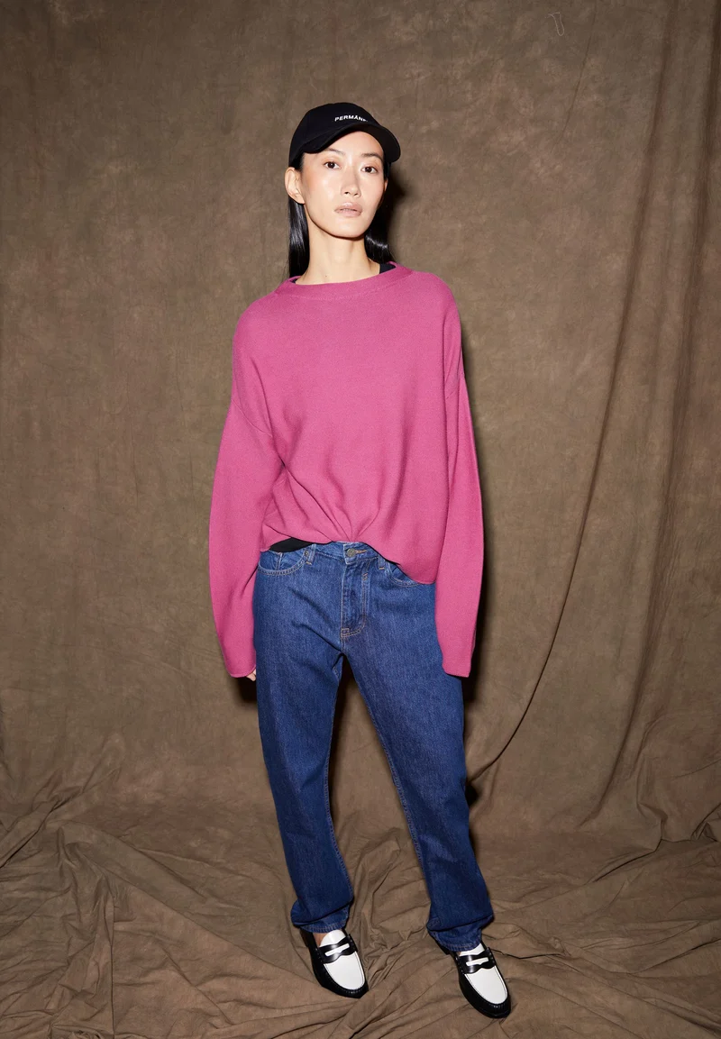 MERINAA STRICKPULLOVER | crushed berry