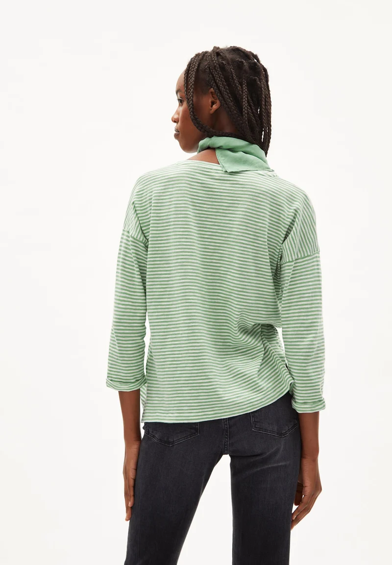 SIANAA LOVELY STRIPES | smith green-oatmilk