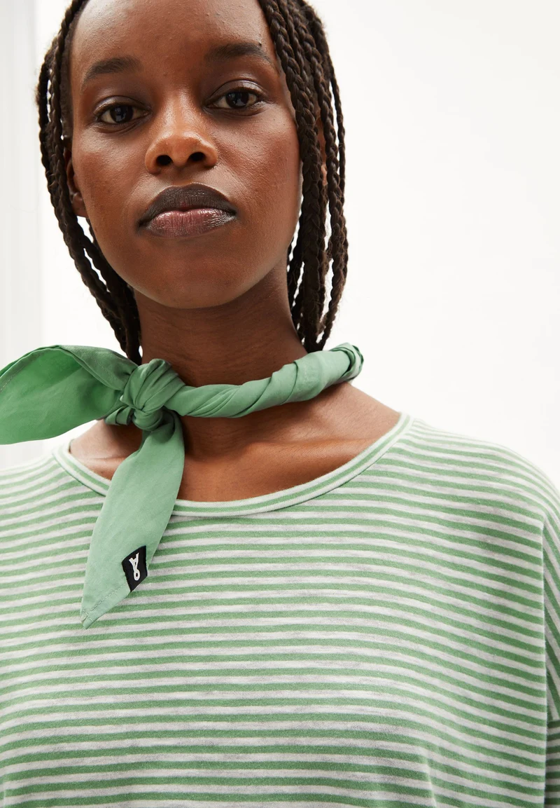 SIANAA LOVELY STRIPES | smith green-oatmilk