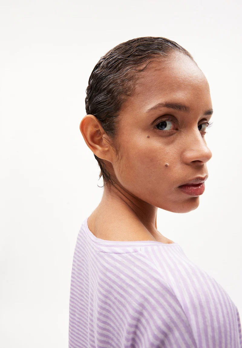 SIANAA LOVELY STRIPES | lavender light-oatmilk