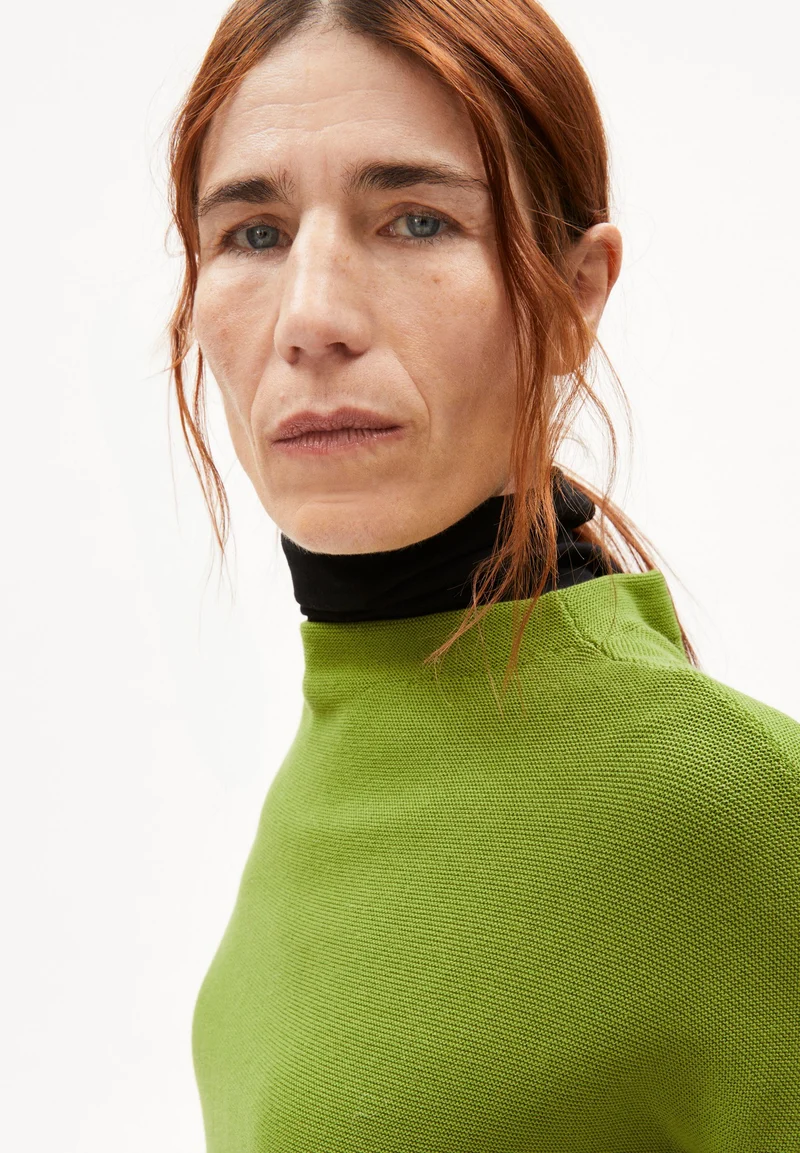 MERINAA STRICKPULLOVER | dark moss