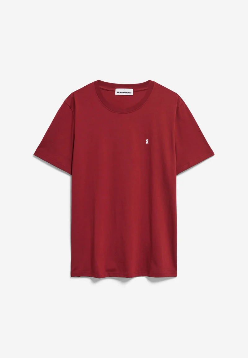 LAARON T-SHIRT | dark crimson