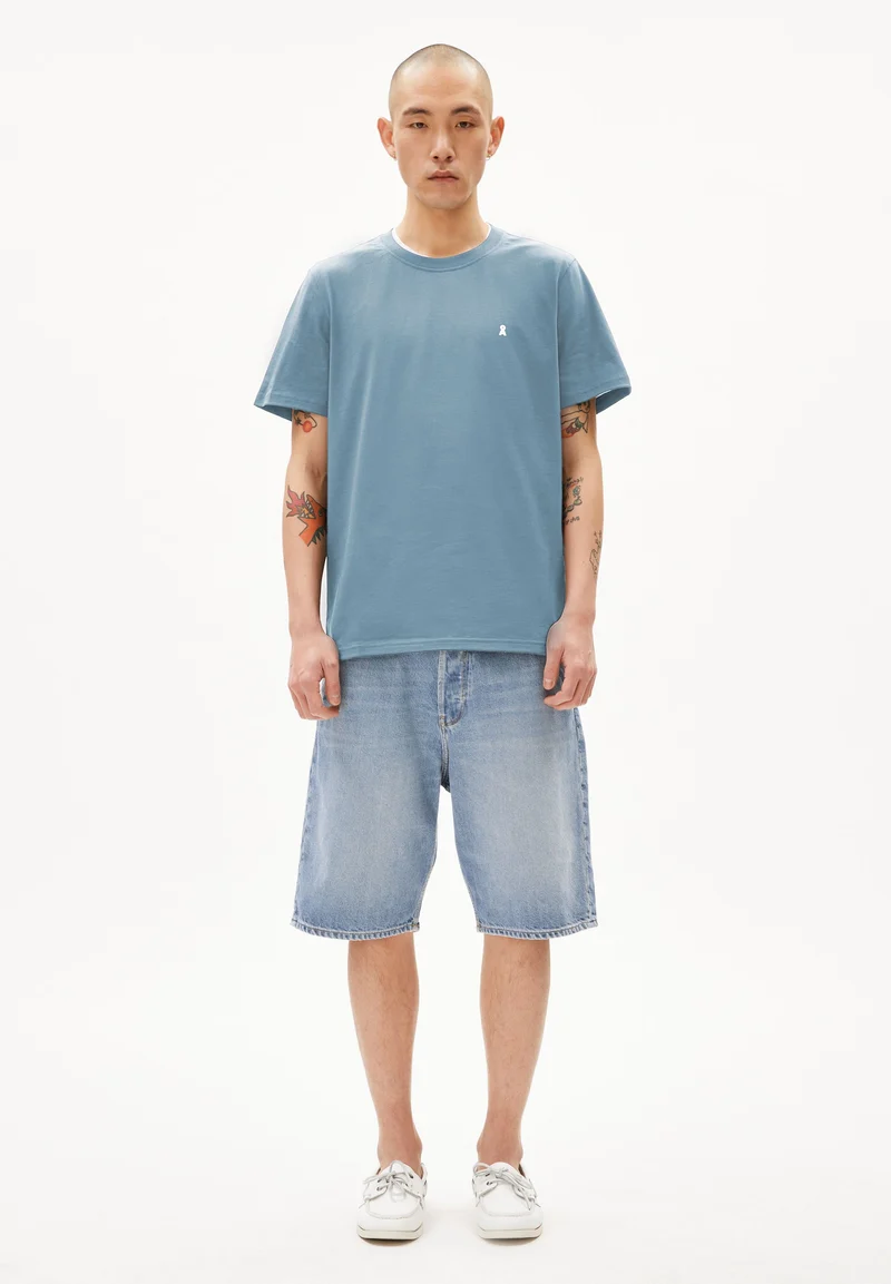 LAARON T-SHIRT | pigment blue