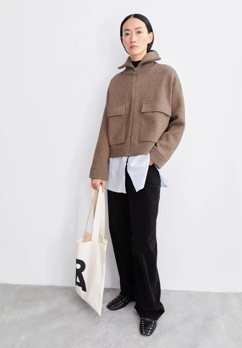 JOANIAAS STRICKJACKE | cinnamon dust melange