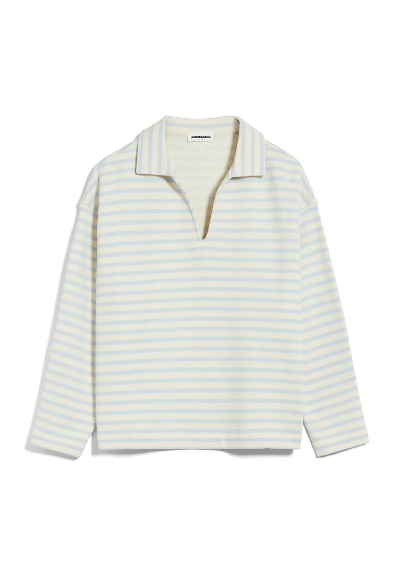 NAIRAA STRIPE | morning sky-undyed