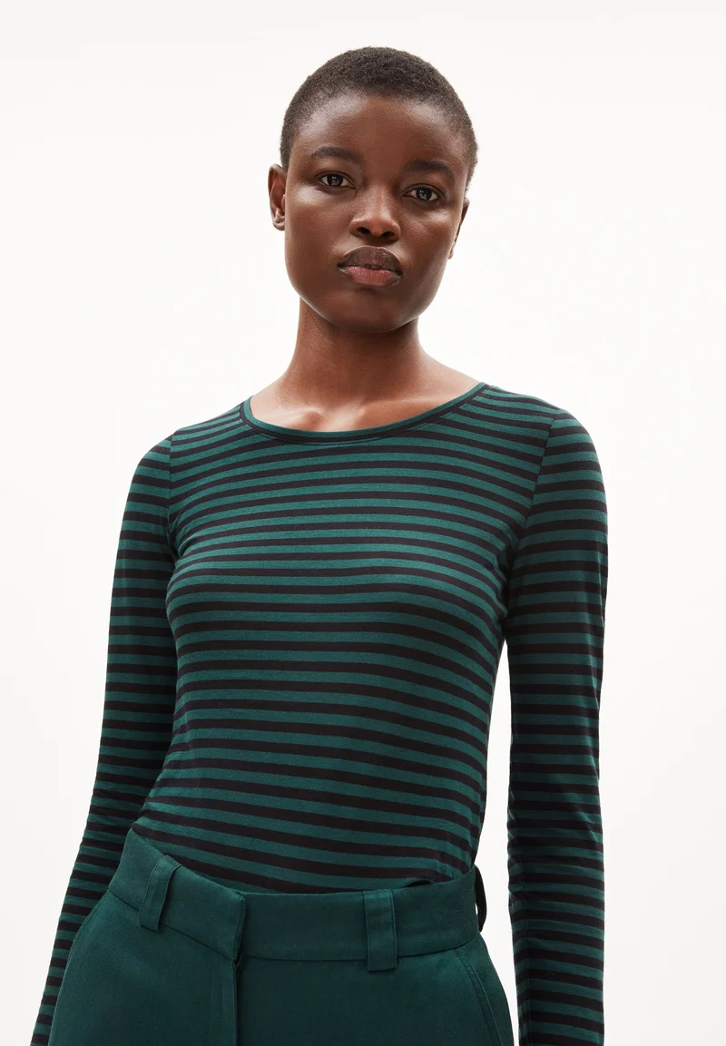 ENRICCAA STRIPES | teal stone-black