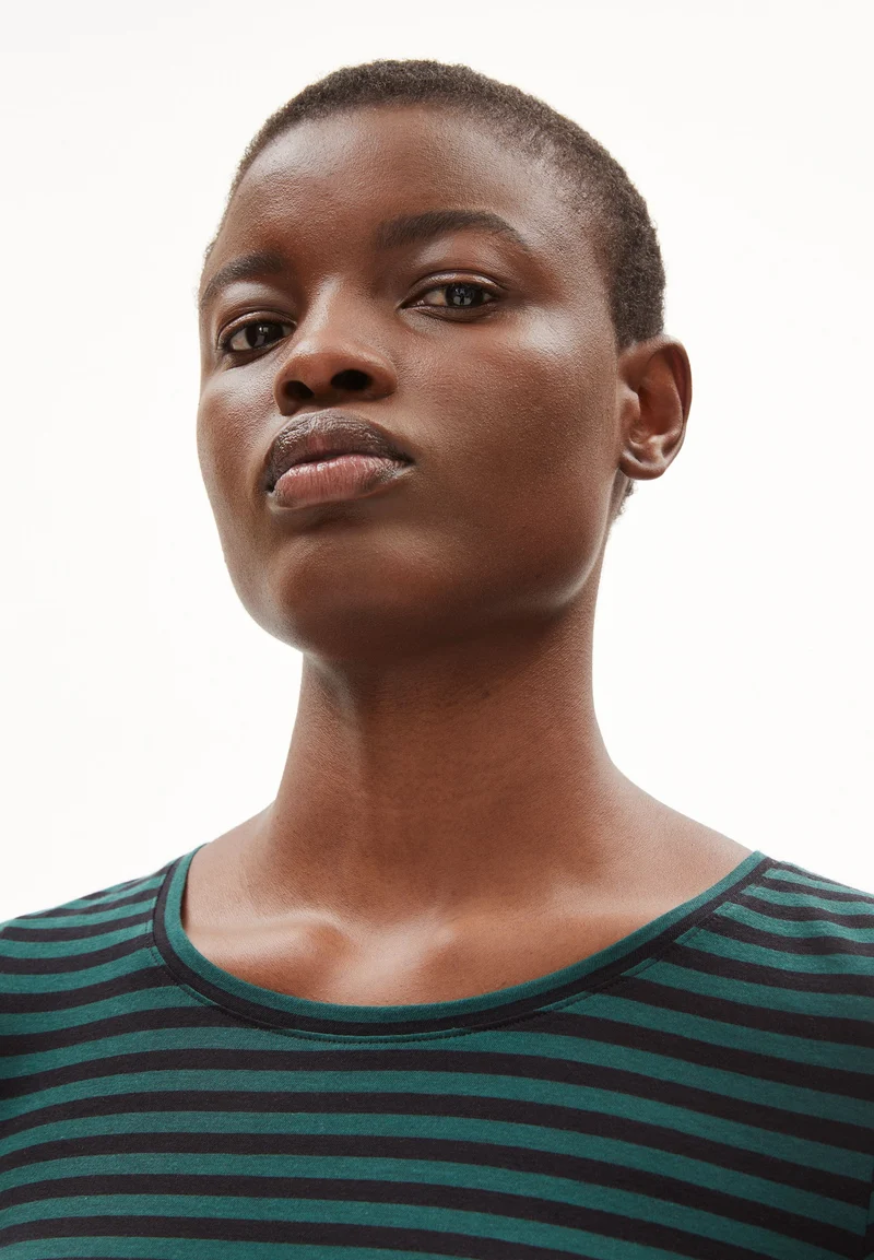 ENRICCAA STRIPES | teal stone-black