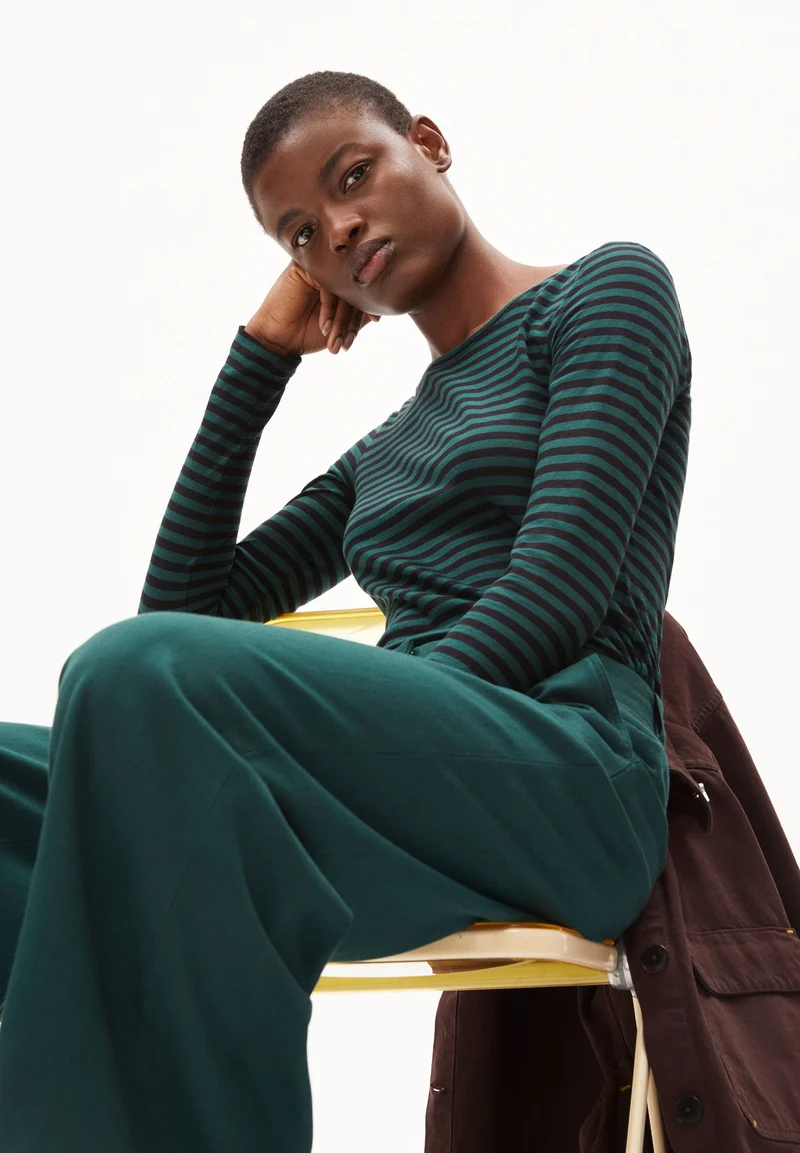ENRICCAA STRIPES | teal stone-black