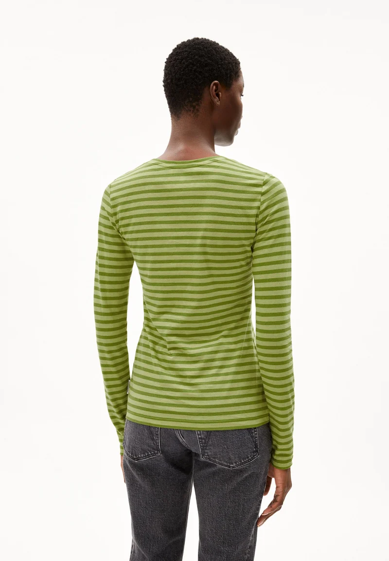 ENRICCAA STRIPES | new moss-dark moss