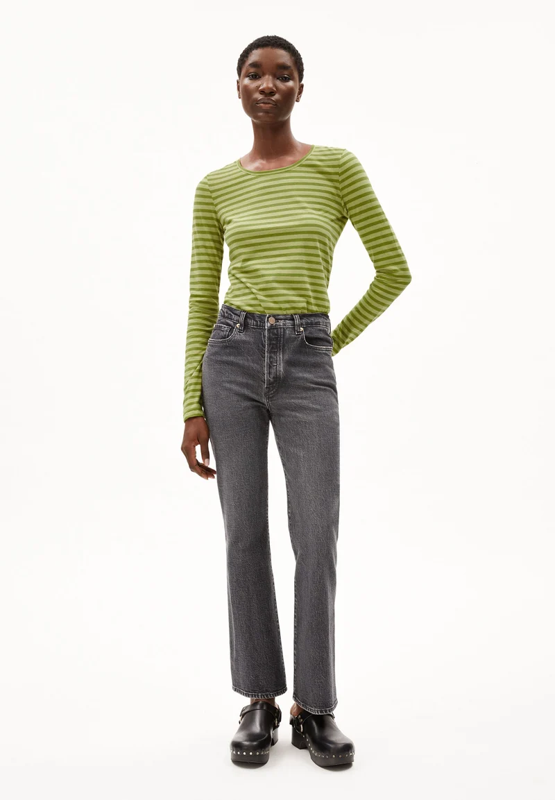 ENRICCAA STRIPES | new moss-dark moss