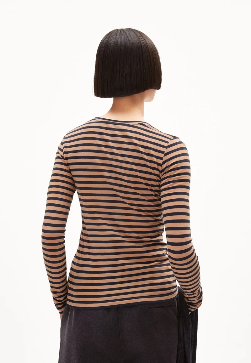 ENRICCAA STRIPES | cinnamon dust-night sky