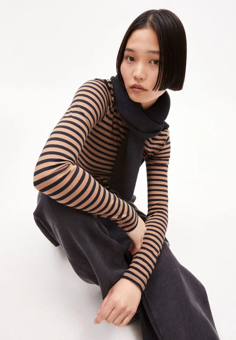 ENRICCAA STRIPES | cinnamon dust-night sky